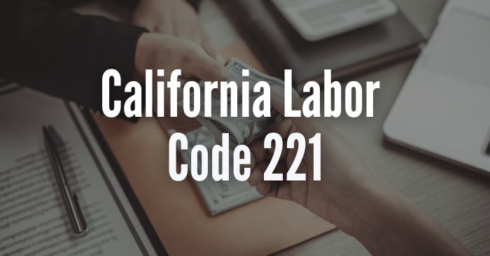 CA Labor Code 22